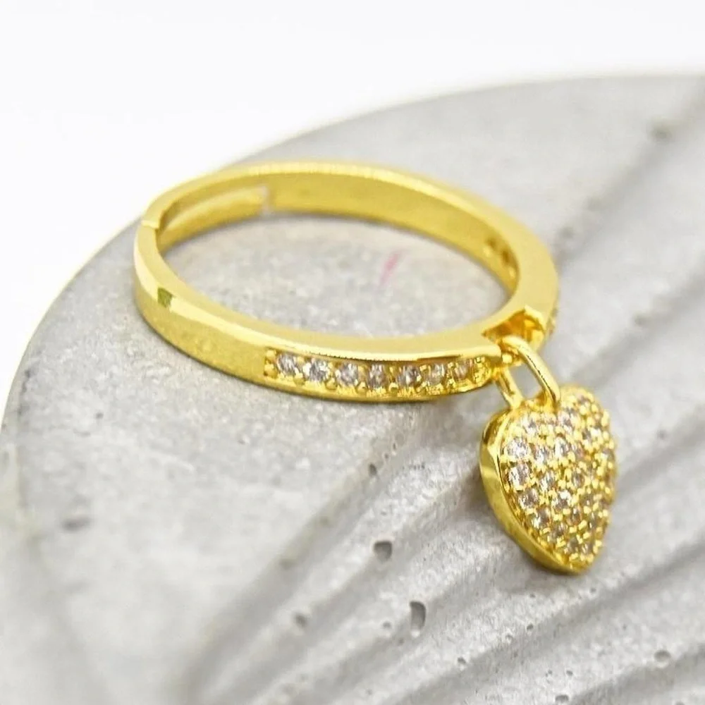 Heart Charm Ring